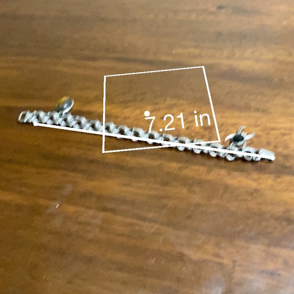 Vintage Sterling Silver Charm Bracelet With Spider Sterling Charm and stone - Picture 6 of 9